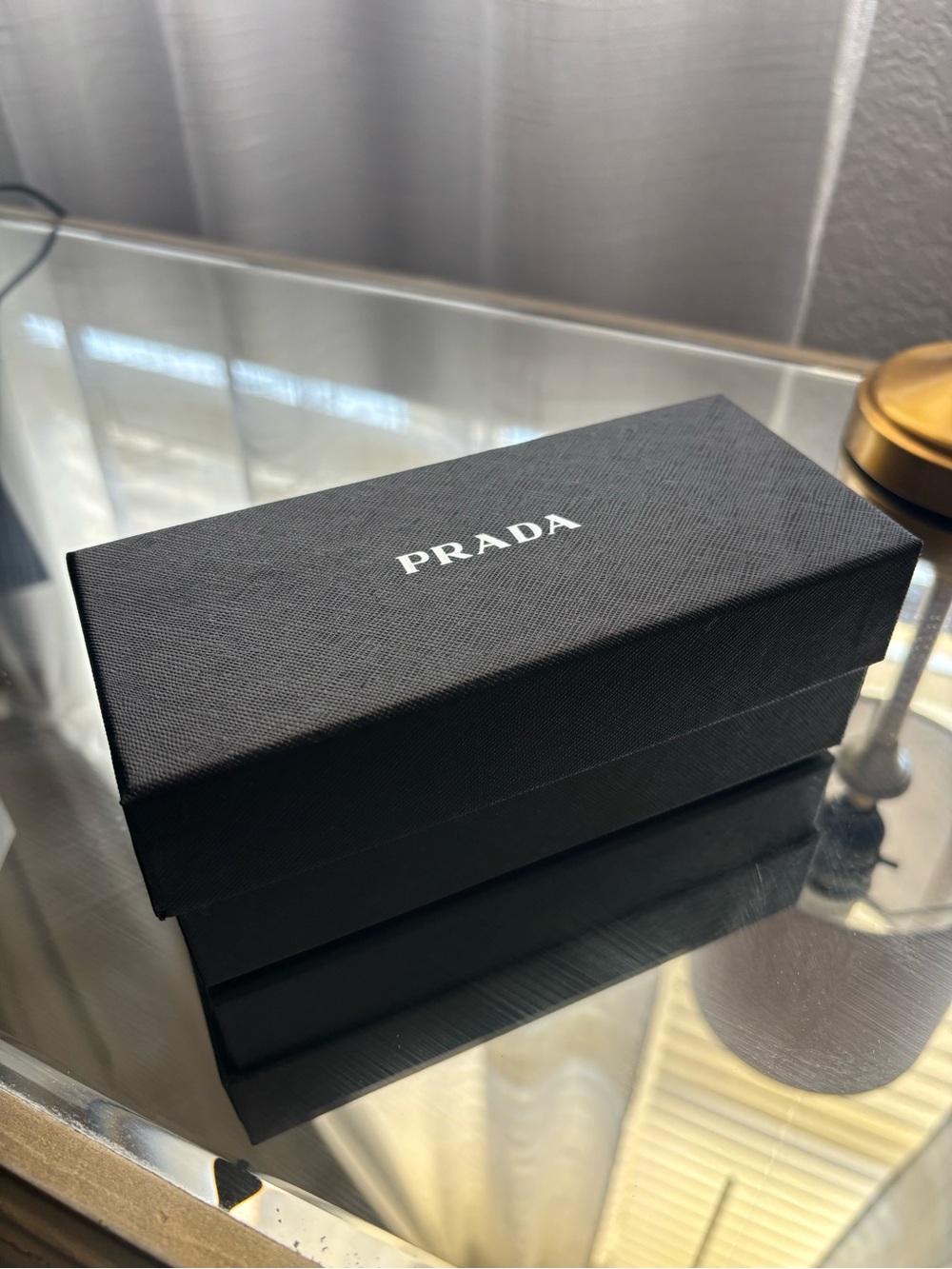 Prada Black Sun Glasses with Original Box